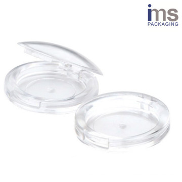 Round Plastic Powder Compact Case